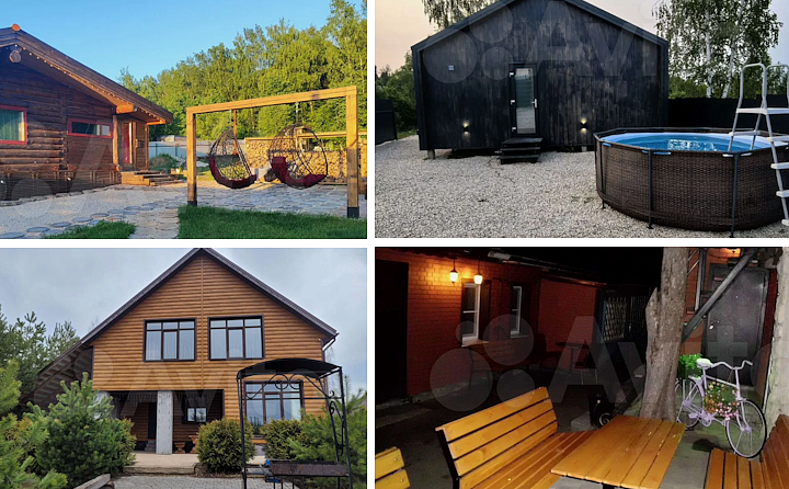 Лаконичный барнхаус или атмосферная изба: какие дома можно снять на майские в Туле