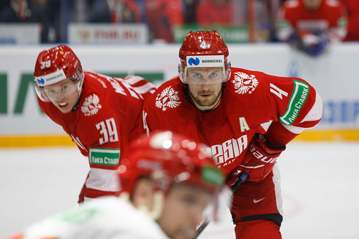 Фоторепортаж: как прошел матч между национальными сборными России и Беларуси