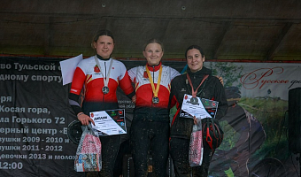 Тульские велогонщики стали победителями и призерами открытого первенства