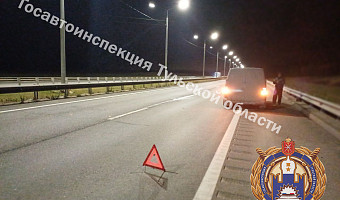 37-летнего мужчину госпитализировали после аварии на трассе М-2 «Крым» в Тульской области