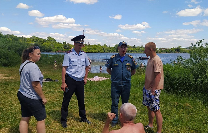 Инспекторы ГИМС провели рейд на Щекинском водохранилище