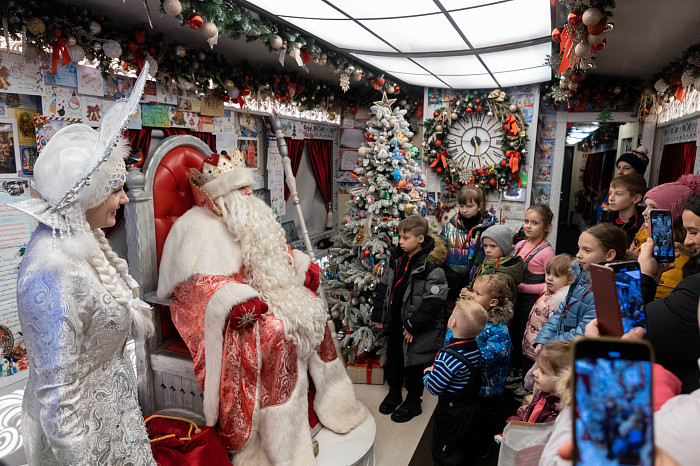 Как туляки встретили Деда Мороза: фоторепортаж