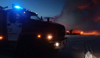 В Киреевске 12 человек эвакуировали из-за пожара в жилом доме