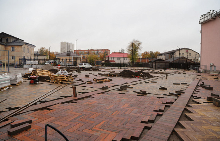 В конце октября откроется сквер на улице Металлистов в Туле