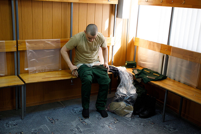 Первая группа тульских солдат-срочников отправилась к месту службы