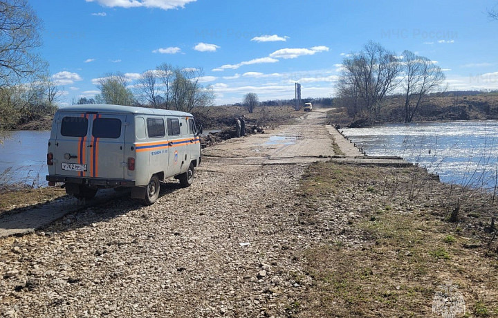 В Тульской области от воды освободились еще четыре моста