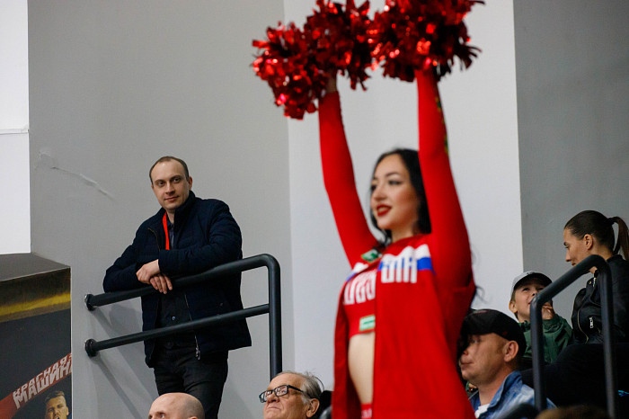 Фоторепортаж: как прошел матч между национальными сборными России и Беларуси