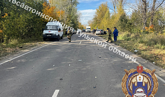 В Киреевском районе пассажирка Lada Kalina попала в больницу после ДТП