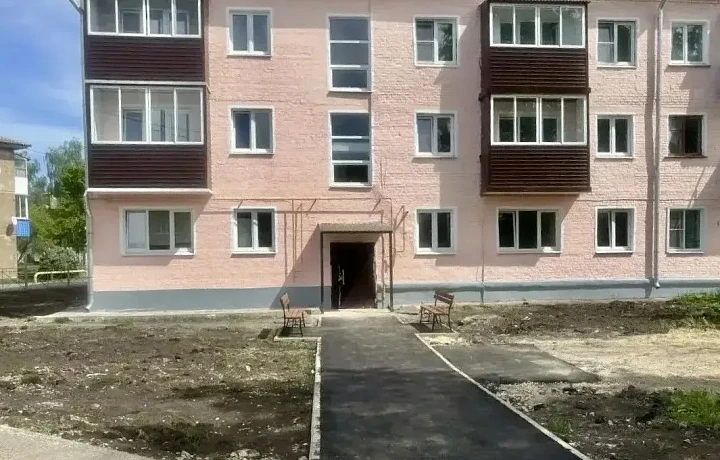 В тульском Куркино жильцы вернулись в дом, восстановленный после взрыва газа