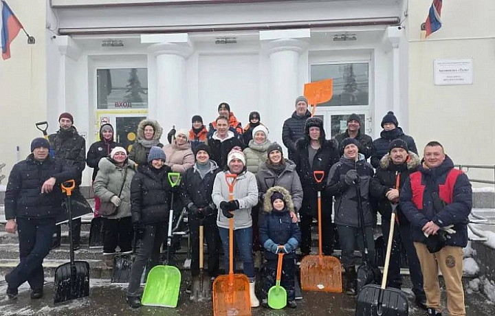 Вышли 16,5 тысяч человек: «Снежный субботник» прошел 10 января в Тульской области