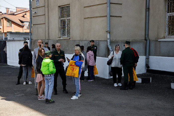 Первая группа тульских солдат-срочников отправилась к месту службы