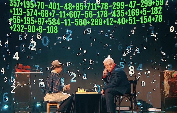 Тулячка Мария Свирина обыграла Владимира Винокура в шахматы на шоу «Вундеркинды»