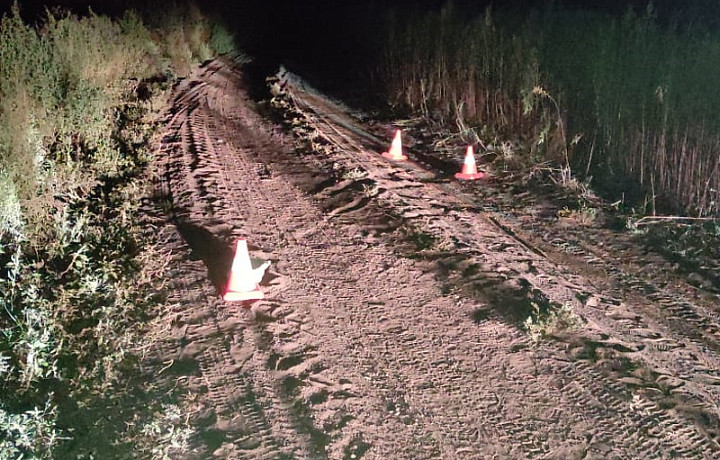 ﻿В Куркинском районе 12-летний мальчик перевернулся на питбайке из-за камня