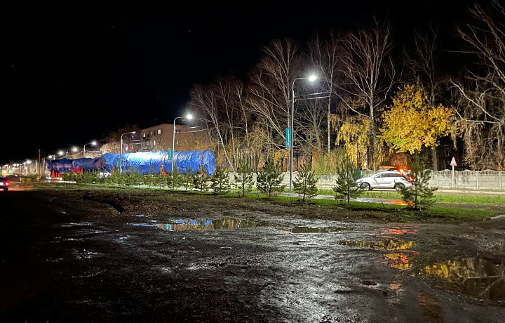 В Туле пошел первый снег