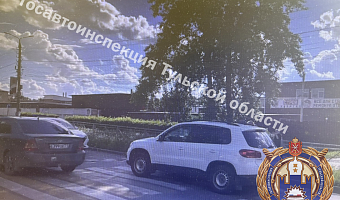 Автоледи на Volkswagen сбила женщину на пешеходном переходе в Щекине