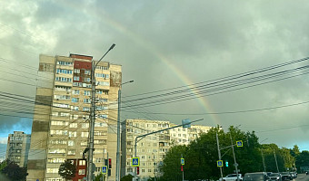 Двойная радуга появилась в небе над Тулой после дождя
