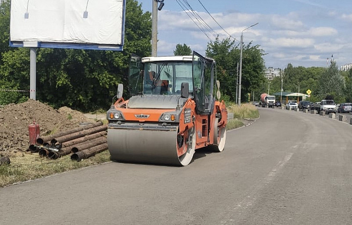 Ремонт улицы Рязанской в Туле выполнен на 35%