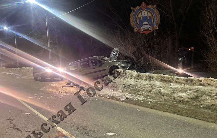 Иномарка устроила ДТП с двумя пострадавшими из-за выезда на «встречку» в Алексинском районе