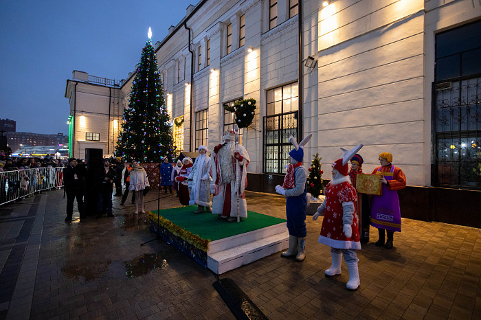 Как туляки встретили Деда Мороза: фоторепортаж