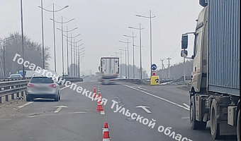 На трассе М-4 в Киреевском районе столкнулись Volkswagen и GAC GS4