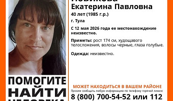 В Туле пропала 40‑летняя женщина: волонтёры просят помощи в поисках