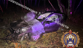 Водитель Mitsubishi Lancer потерял управление и слетел в кювет в Заокском районе