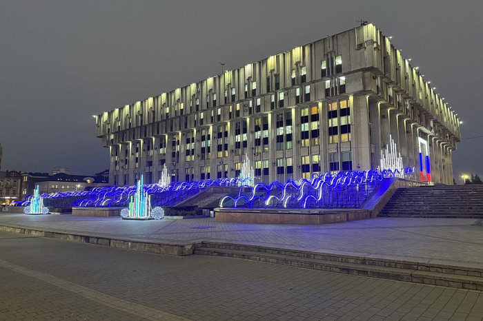 В Туле 1 декабря зажглась новогодняя иллюминация