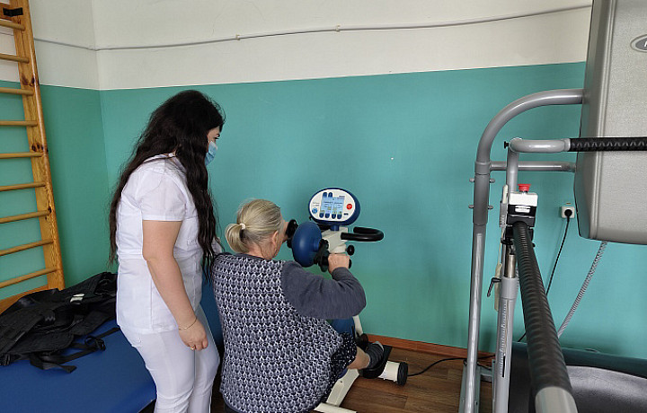 В Ефремове появилось новое оборудование для реабилитации пациентов после инсульта