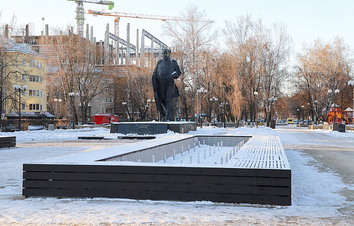 В Туле завершился ремонт фонтанного комплекса в сквере Льва Толстого