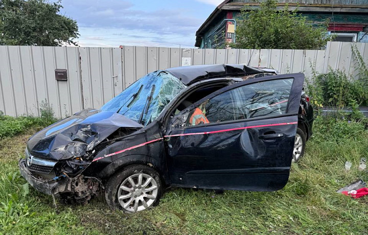 ﻿В Узловском районе женщина на иномарке слетела в кювет и попала в больницу