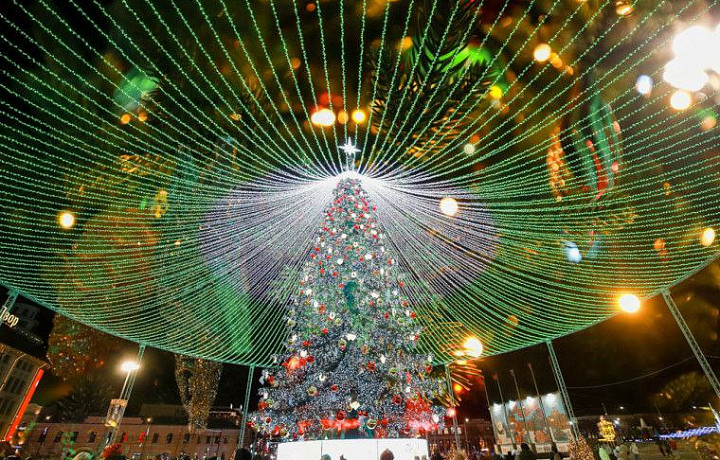 Елка на площади Ленина в Туле будет стоять до 1 марта