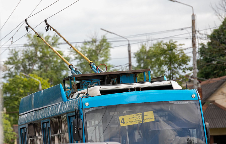 На проспекте Ленина в Туле перестали работать троллейбусы