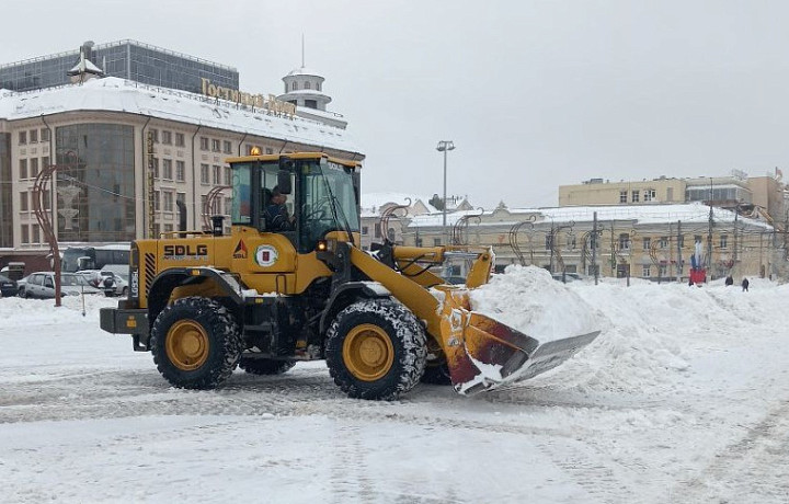 За сутки из Тулы вывезли около 3,5 тысячи кубометров снега
