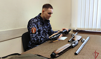 Росгвардейцы изъяли 13 единиц оружия у жителей Тульской области за неделю