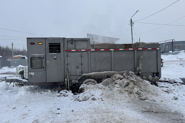 В Туле плавят снег, который засыпал город во время циклона Фрэнсис
