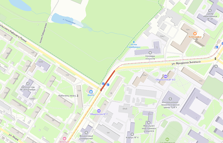 На участке улицы Оружейной в Туле на неделю запретят проезд транспорта