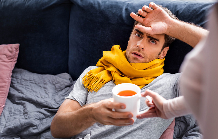 За неделю заболеваемость ОРВИ и гриппом в Тульской области снизилась на 16%