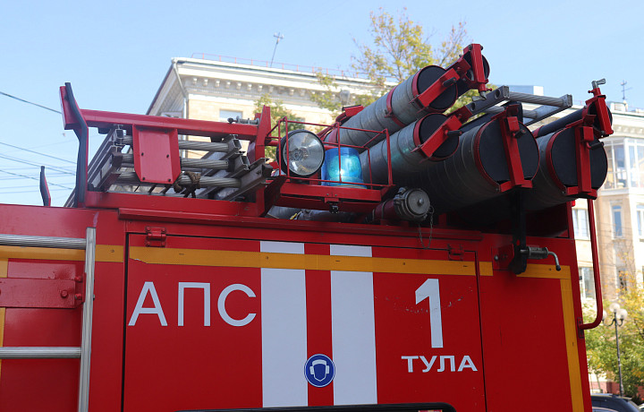 Тульские спасатели потушили три пожара за сутки
