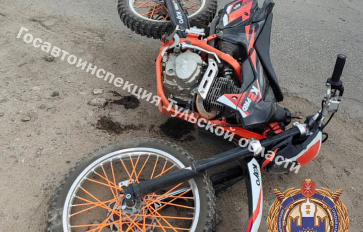 В Донском водитель сбил мотоциклиста