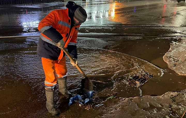 За сутки в Туле устранили более 45 локальных мест подтопления