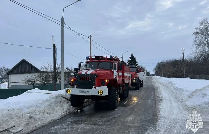 За неделю спасатели МЧС потушили 20 пожаров в Тульской области