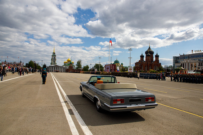 В Туле состоялся военный парад в честь Победы в Великой Отечественной войне