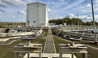 Готовность нового цеха механического обезвоживания осадка Тулы достигла 86%