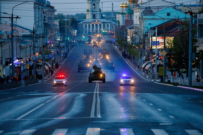 Фоторепортаж: в Туле прошла вторая репетиция Парада Победы