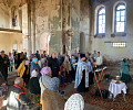 В Суворовском районе в заброшенном храме впервые прошло богослужение