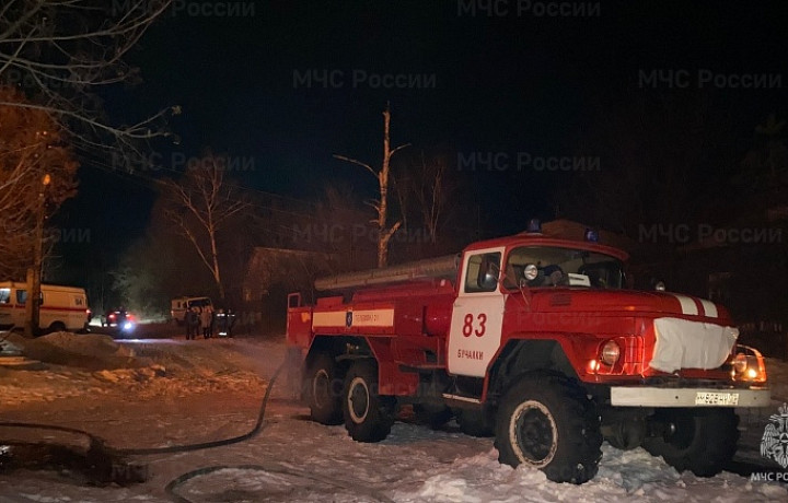 При пожаре в жилом доме в Тульской области погиб 87-летний мужчина