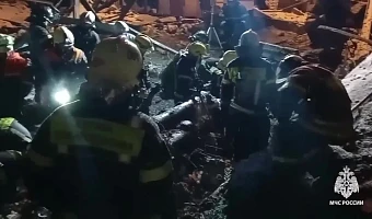 Спасатели завершили поиски на месте обрушения цеха в Узловском районе