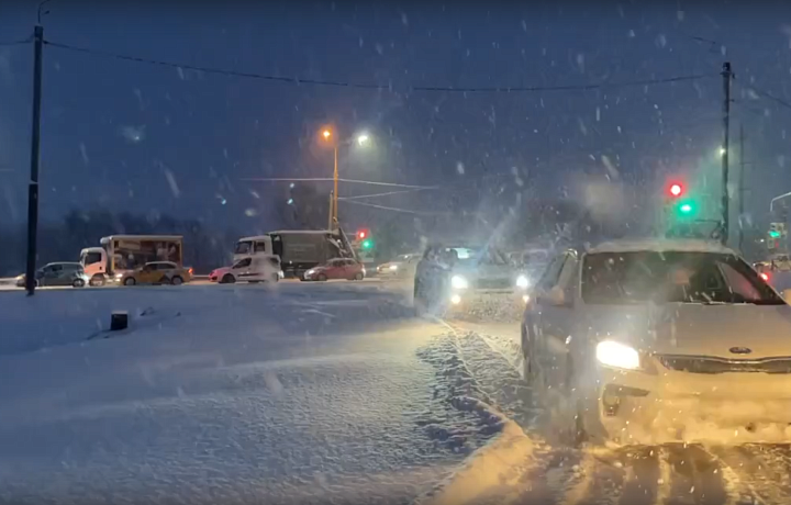 Утренние пробки достигли в Туле девяти баллов