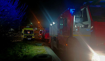 52-летний мужчина получил ожоги на пожаре в Туле