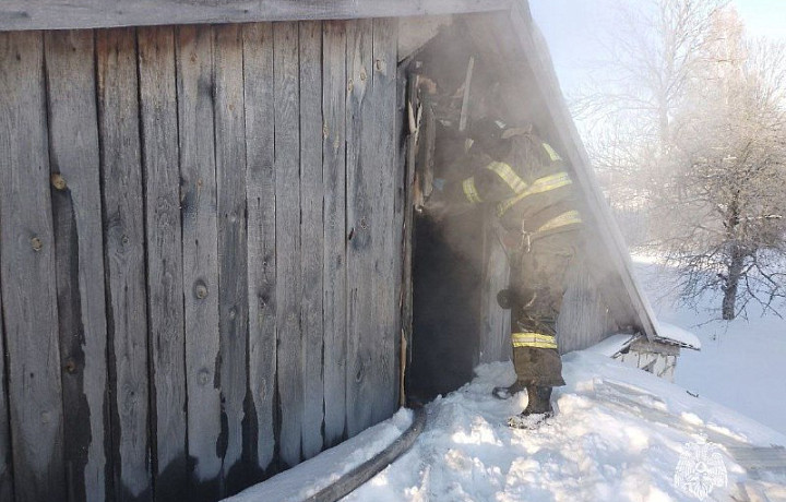 В Тульской области 17 января потушили пять пожаров